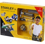 Stanley Deluxe kindergereedschapsset + 2 houten bouwsets