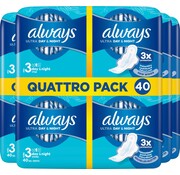 Always Maandverband Ultra - Maat 3 - Day & Night - 8x 20 Stuks