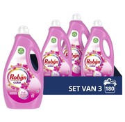 Robijn Pink Sensation - Vloeibaar Wasmiddel (3x 3000ml) - 3x 60 wasbeurten