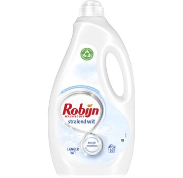 Robijn Stralend Wit - Vloeibaar Wasmiddel (3000ml) - 60 wasbeurten
