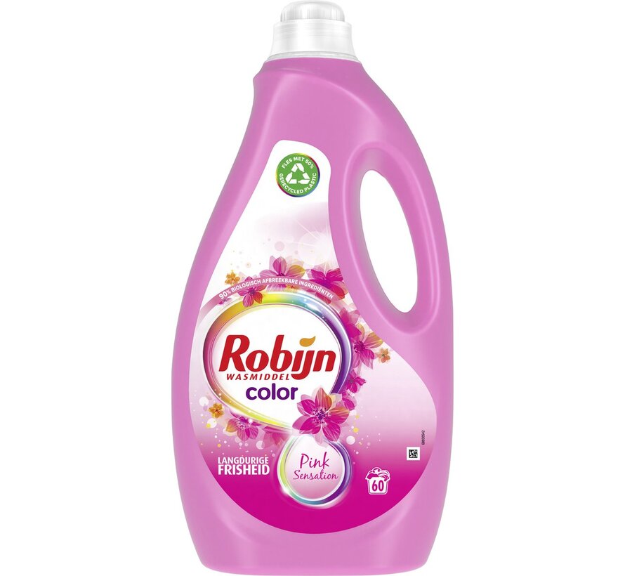 Pink Sensation - Vloeibaar Wasmiddel (3000ml) - 60 wasbeurten