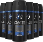 Axe Anarchy Bodyspray / Deodorant Spray Men - 6x 150ml Voordeelverpakking c