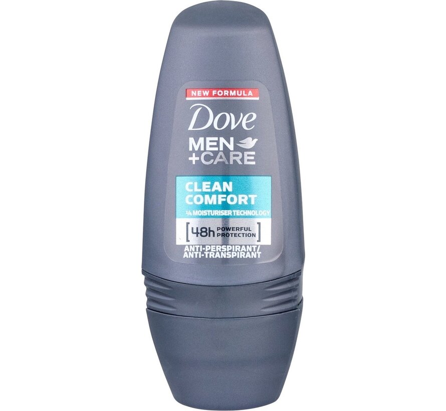 Men+Care Clean Comfort - Deodorant Roller - 6x 50ml - Voordeelverpakking