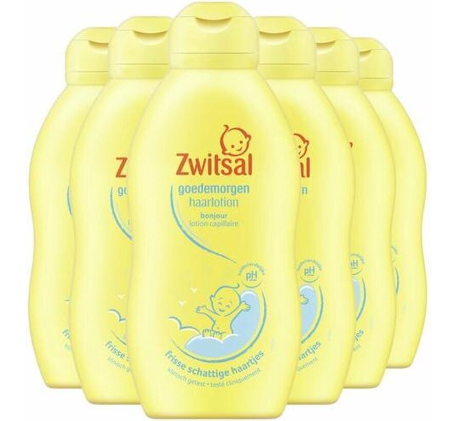 Baby Haarlotion - Goedemorgen - 6x 200ml - Voordeelverpakking