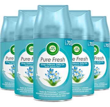 Air Wick Freshmatic Navulling - Pure Lentedauw - 5x 250ml