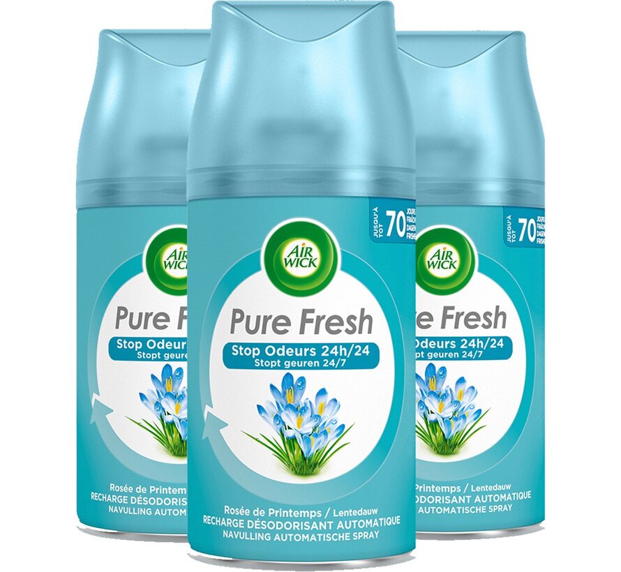 Freshmatic Navulling - Pure Lentedauw - 3x 250ml