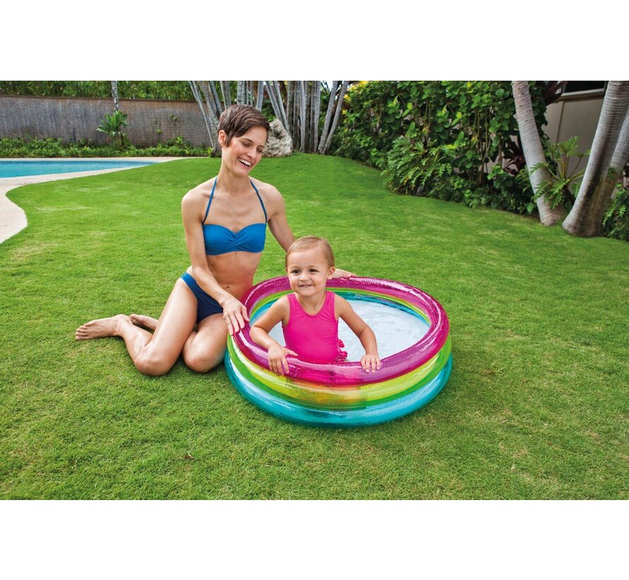 Baby zwembad Rainbow - Rond 86cm - 1 tot 3 jaar