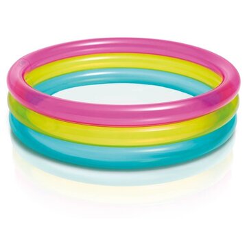 Intex Baby zwembad Sunset Glow - Kinderzwembad Rond 114x25cm - Zachte bodem