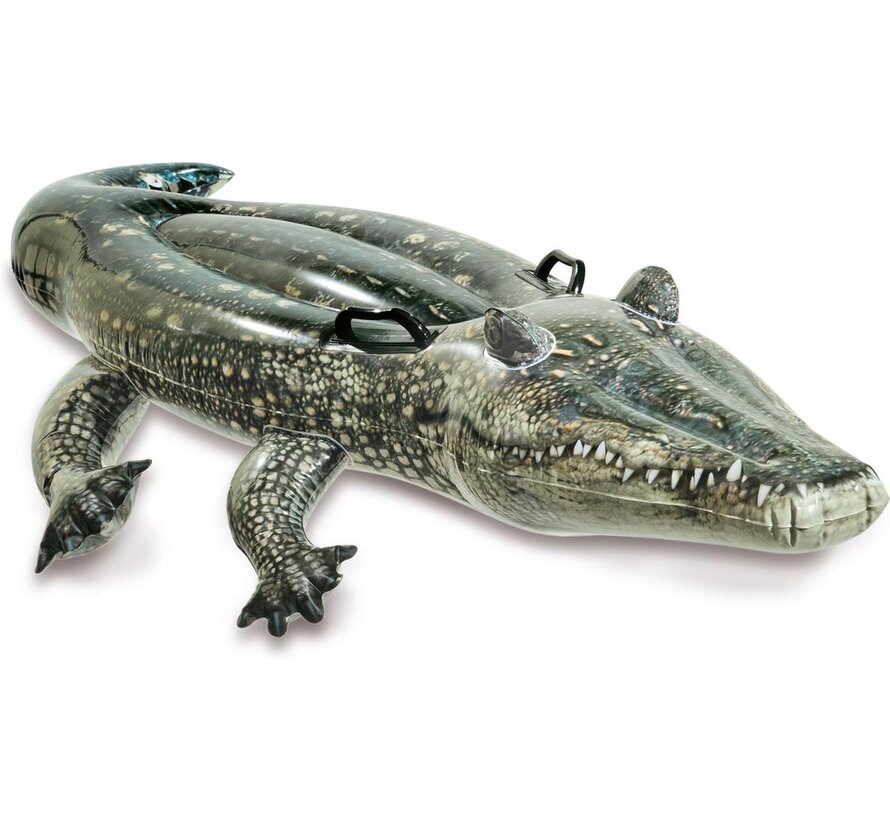Realistische opblaasbare krokodil (170x86cm)