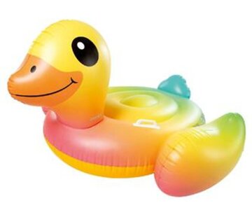 Intex Opblaasbare Baby Eend - Ride-on Badeend (147x147x81cm)