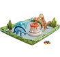 Opblaasbaar speelzwembad - Jurassic Adventure (201x201x36cm )