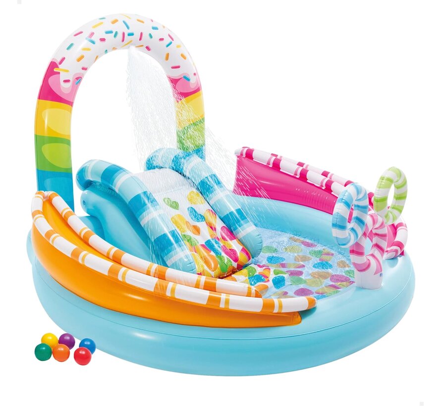 Opblaasbaar speelzwembad - Candy Fun (170x168x122cm)