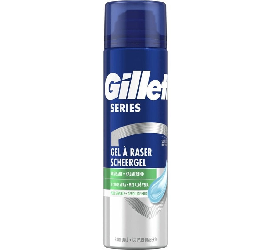 Series Scheergel Sensitive - Gevoelige huid - 6x 200ml