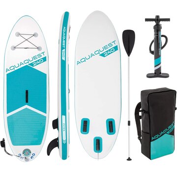 Intex Opblaasbaar kinder SUP board - Aqua Quest 240 - Complete set!