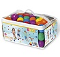 FUN BALLZ - 100 Ballenbak ballen - klein - 6,5cm - met opbergtas