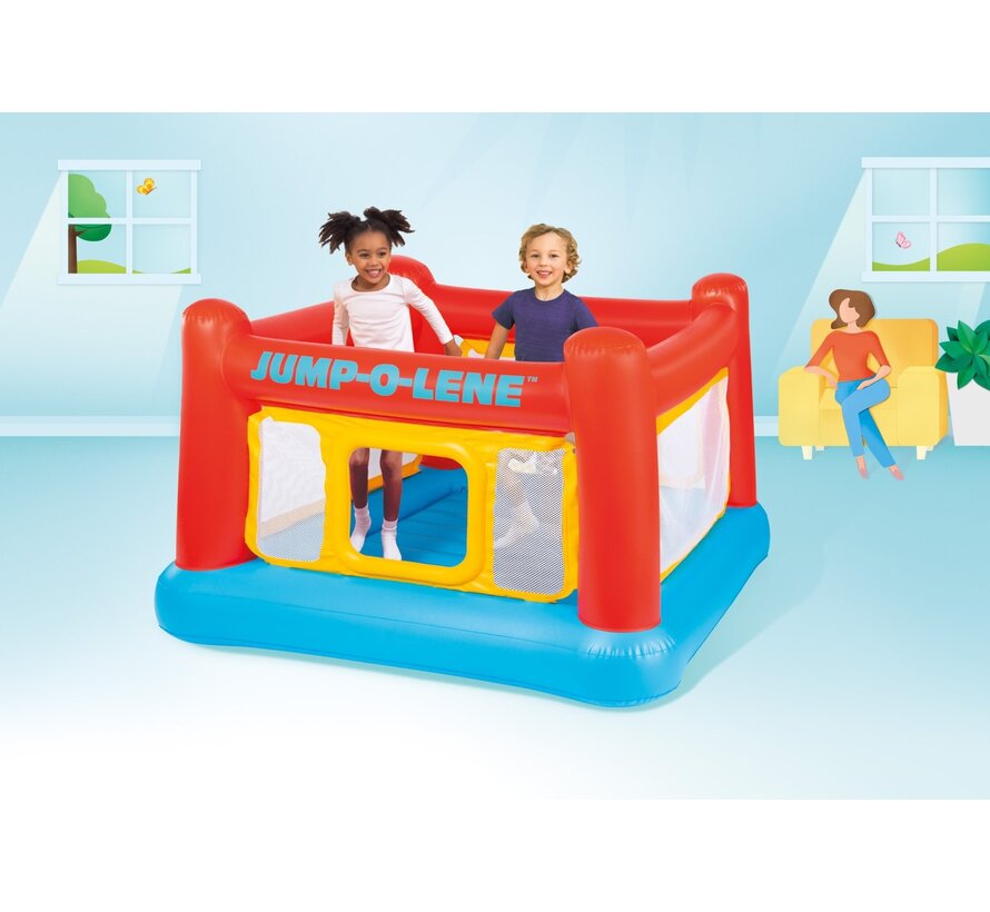 Jump-O-Lene - Opblaasbaar springkussen (174x174x112cm)