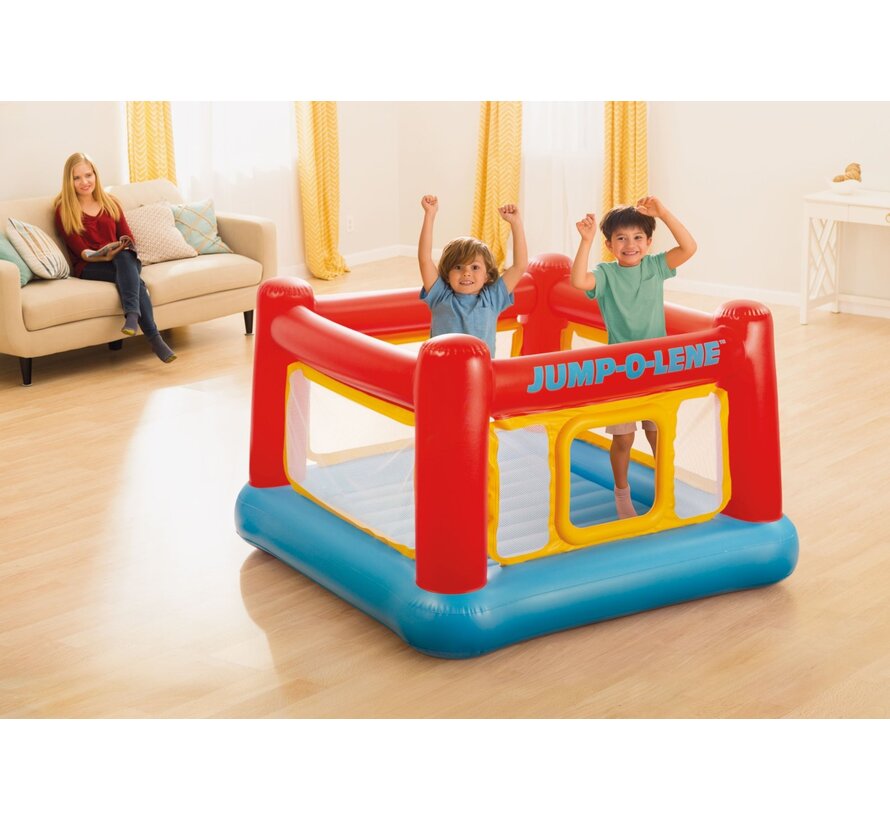 Jump-O-Lene - Opblaasbaar springkussen (174x174x112cm)