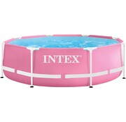 Intex Roze - Metal Frame Zwembad  - 244x76cm - Rond