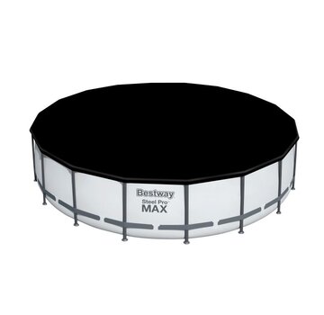 Bestway Afdekzeil / Zwembadzeil - Rond - Zwart - 549cm