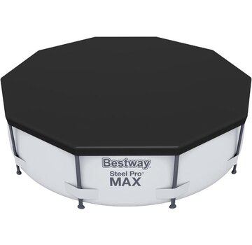 Bestway Afdekzeil / Zwembadzeil - Rond - Zwart - 305cm