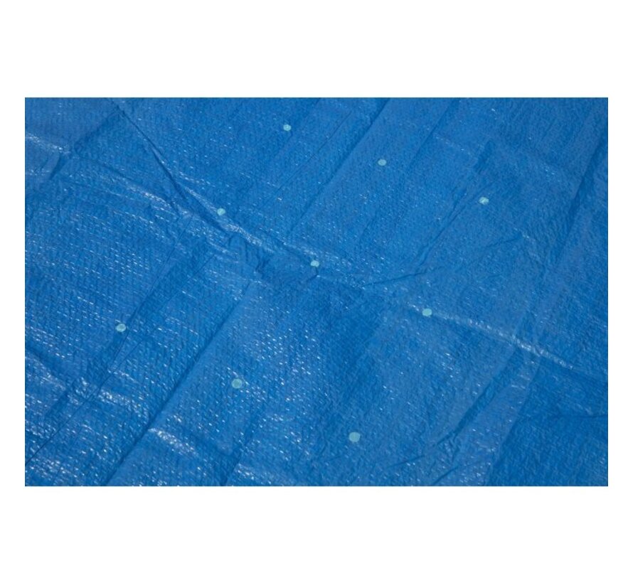 Afdekzeil / Zwembadzeil - Rechthoek - Blauw - 262x175x51cm