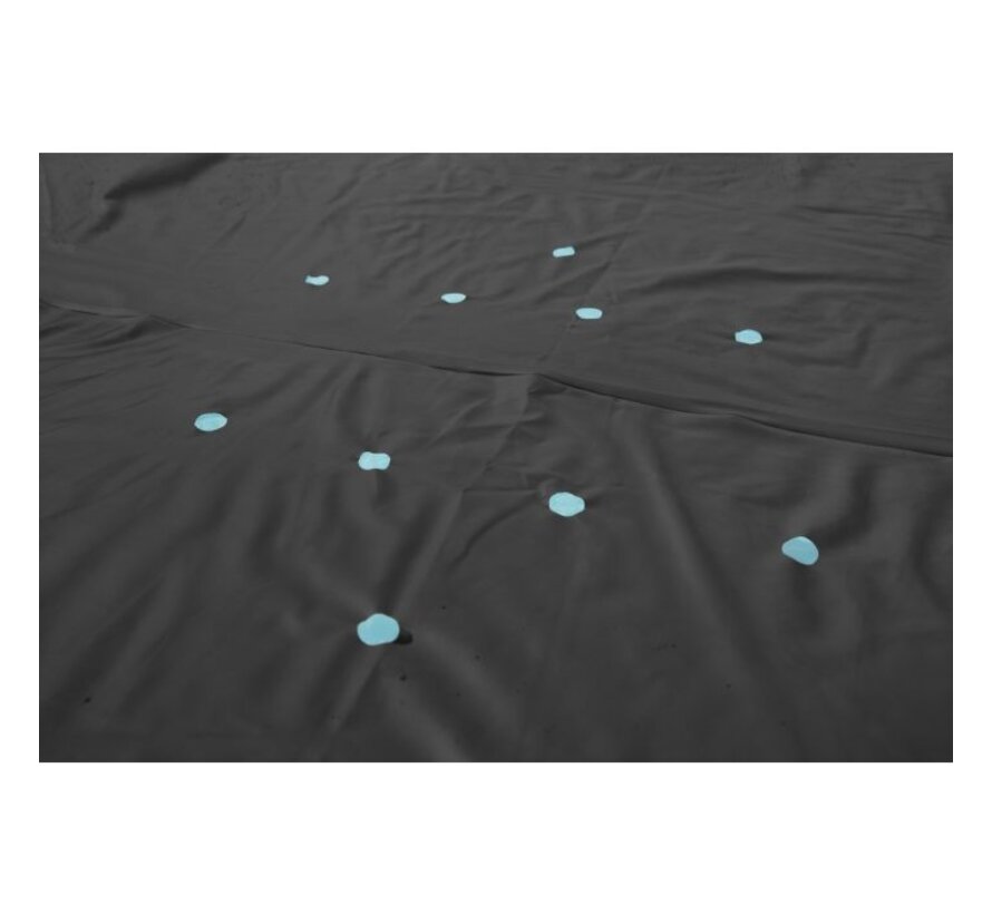 Afdekzeil / Zwembadzeil - Ovaal - Zwart - 305x200cm