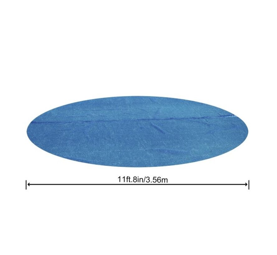 Solar zwembad afdekzeil / cover isolerend - rond - 366cm (356cm)