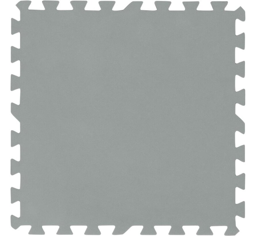 Zwembad ondergrond / looppad tegels - 50x50cm - grijs - 9 stuks (2.25 m2)