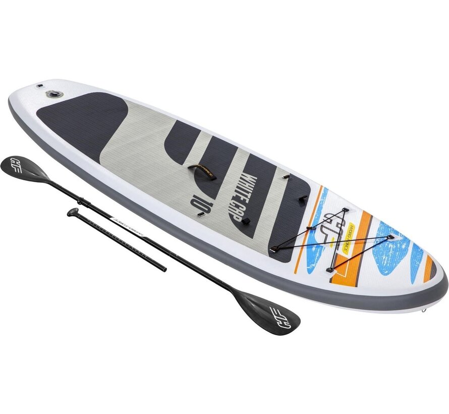 Hydro Force Opblaasbaar SUP board White Cap Convertible Set met stoeltje, pomp en peddel