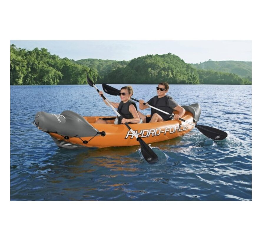 2-Persoons Opblaasbare Kajak - Hydro Force Rapid X2 set c