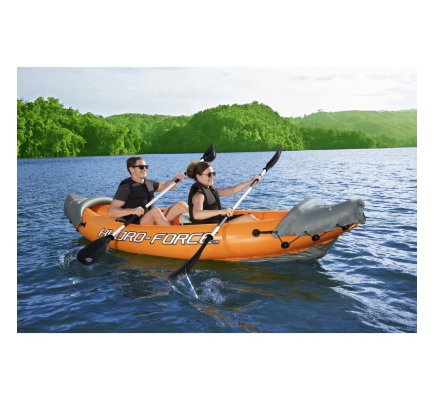 2-Persoons Opblaasbare Kajak - Hydro Force Rapid X2 set c