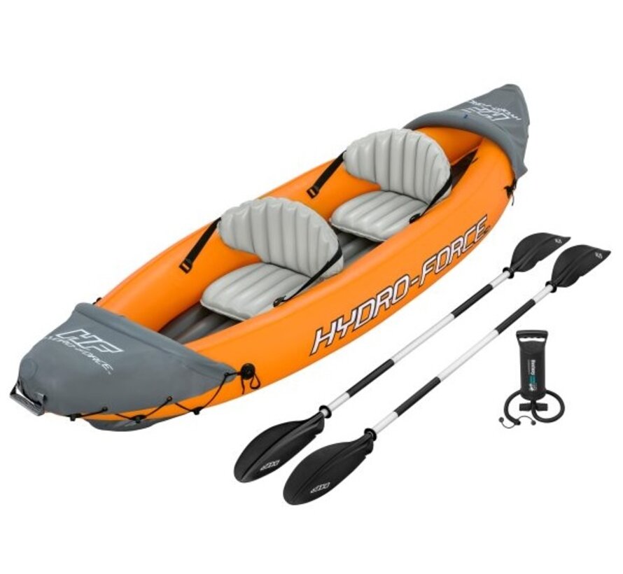 2-Persoons Opblaasbare Kajak - Hydro Force Rapid X2 set