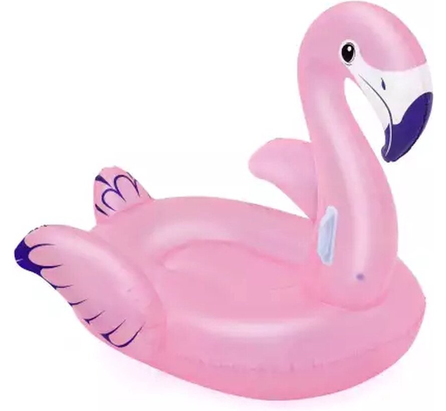 Opblaasbare Luxe Flamingo Ride-On (147x121x117cm)