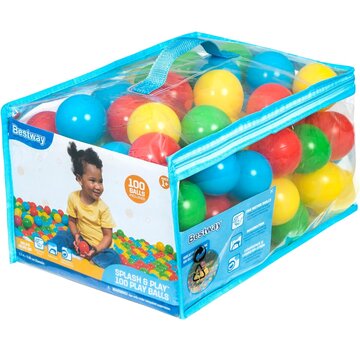 Bestway Splash & Play - 100 ballenbak ballen - Ø5,85cm diameter - Speelballen