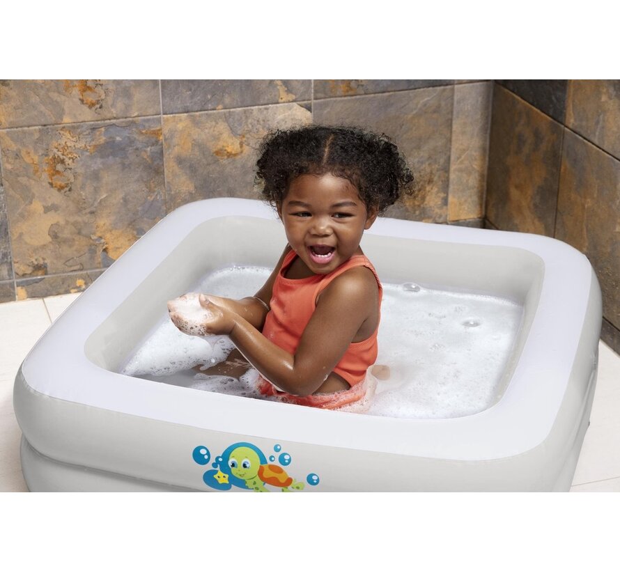 Opblaasbaar Babyzwembad - Zachte Bodem - Scrub-A-Dub (86x86x25cm)