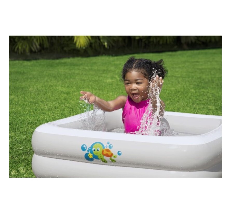 Opblaasbaar Babyzwembad - Zachte Bodem - Scrub-A-Dub (86x86x25cm)