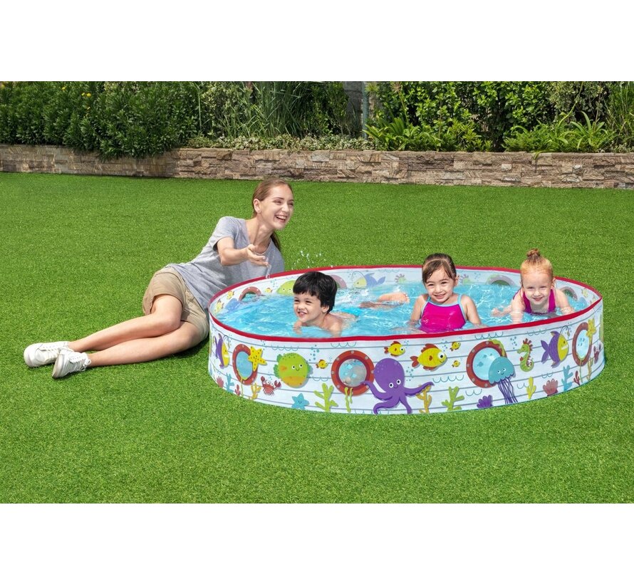 Kinderzwembad - Fill 'N Fun Marine - Rond (152x25cm)