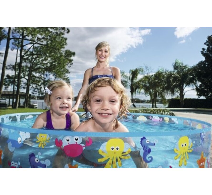 Kinderzwembad - Fill 'N Fun Aquatic - Rond (122x25cm)