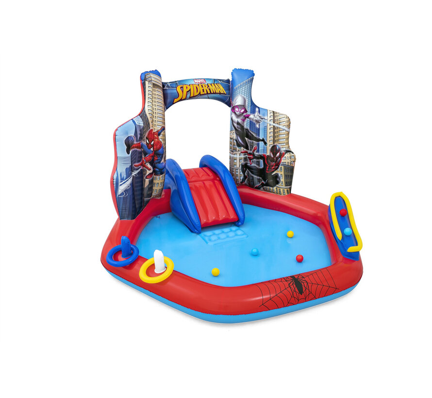 Opblaasbaar Speelzwembad - Marvel Spider-Man - 211x206x127cm