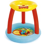 Bestway Fisher-Price Dierenvriendjes - Opblaasbare Ballenbak met 15 Speelballen