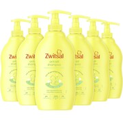 Zwitsal Baby Shampoo - Anti Klit - Met Pompje - 6x 400ml - Voordeelverpakking