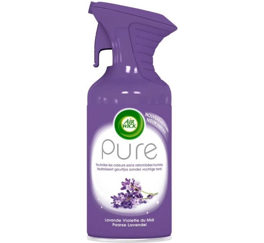 Pure Luchtverfrisser Spray - Paarse Lavendel - 250ml