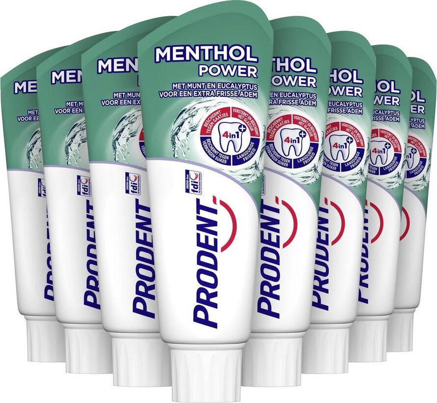 Tandpasta - Menthol Power - 12x 75ml - Voordeelverpakking