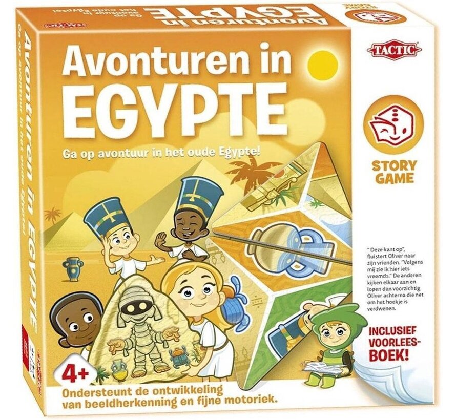 Story Game - Avonturen in Egypte - Kinderspel - Inclusief voorleesboek