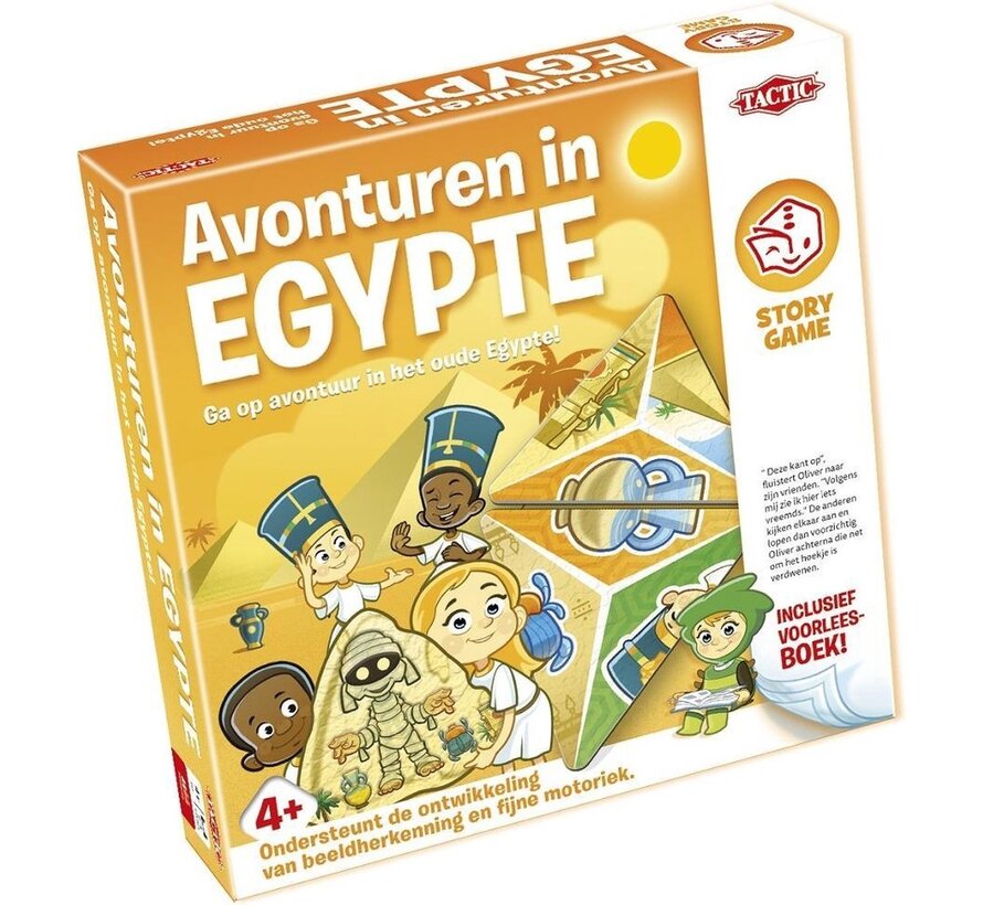 Story Game - Avonturen in Egypte - Kinderspel - Inclusief voorleesboek