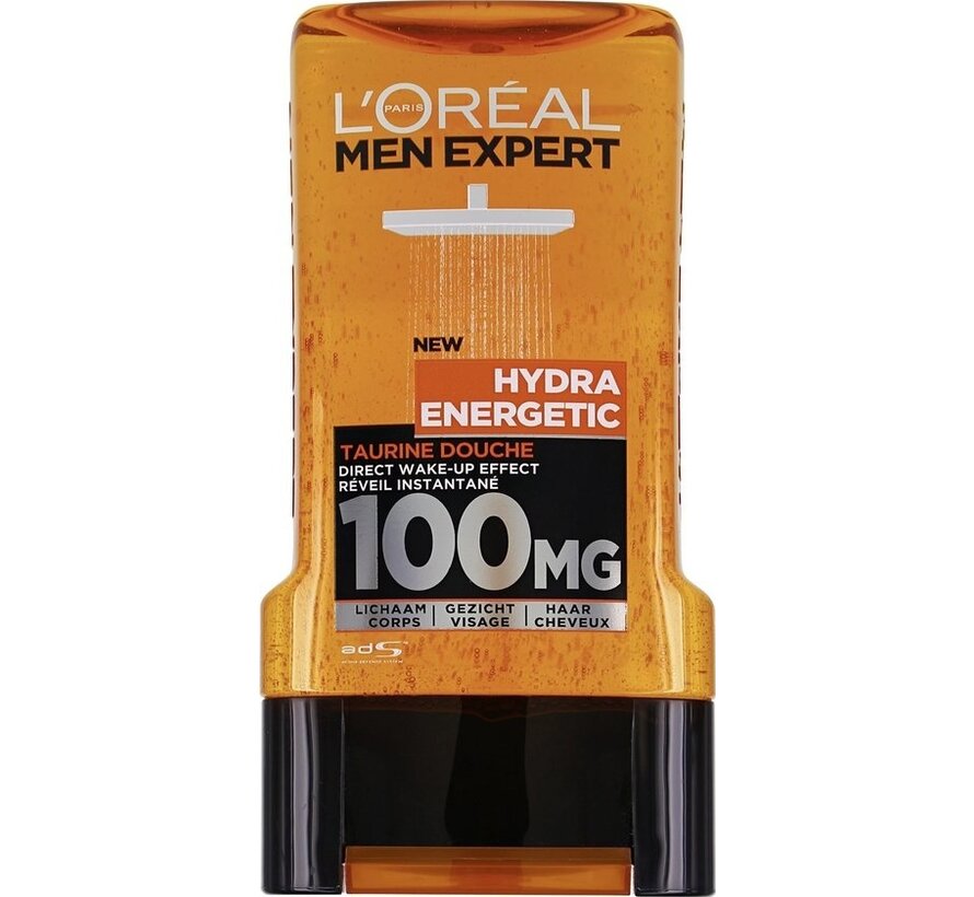 Men Expert XL - Hydra Energetic - 3in1 gezicht, lichaam en haar - 6x 300ml