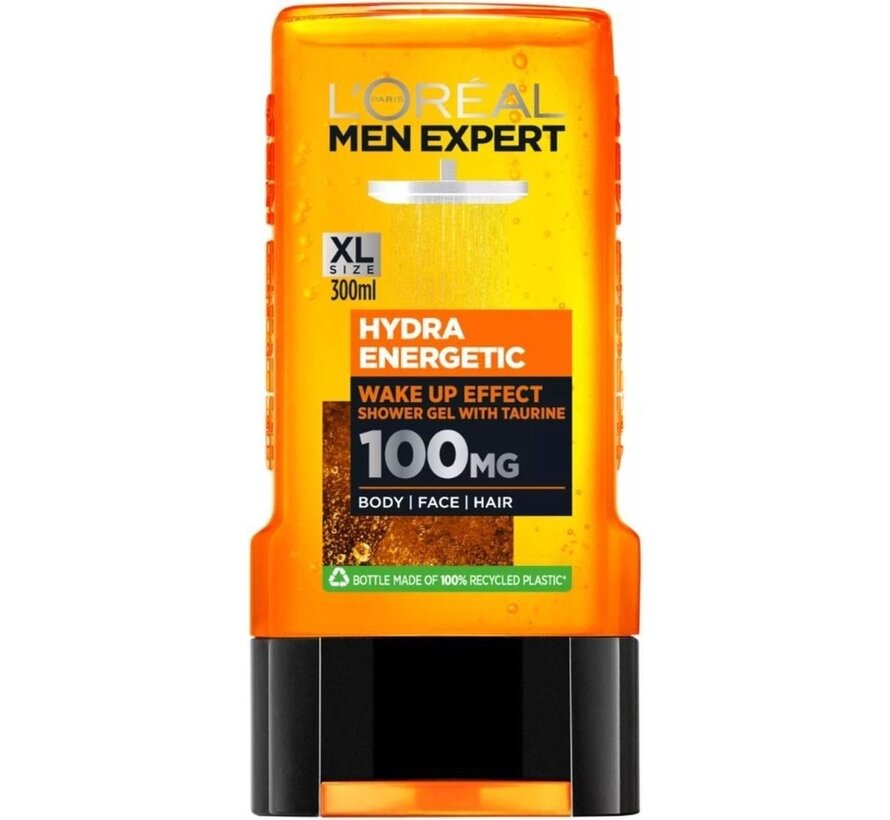 Men Expert XL - Hydra Energetic - 3in1 gezicht, lichaam en haar - 6x 300ml