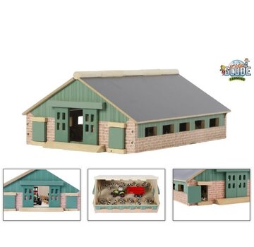 Kids Globe 1:87 Loopstal - 21,2x30x11,2 cm