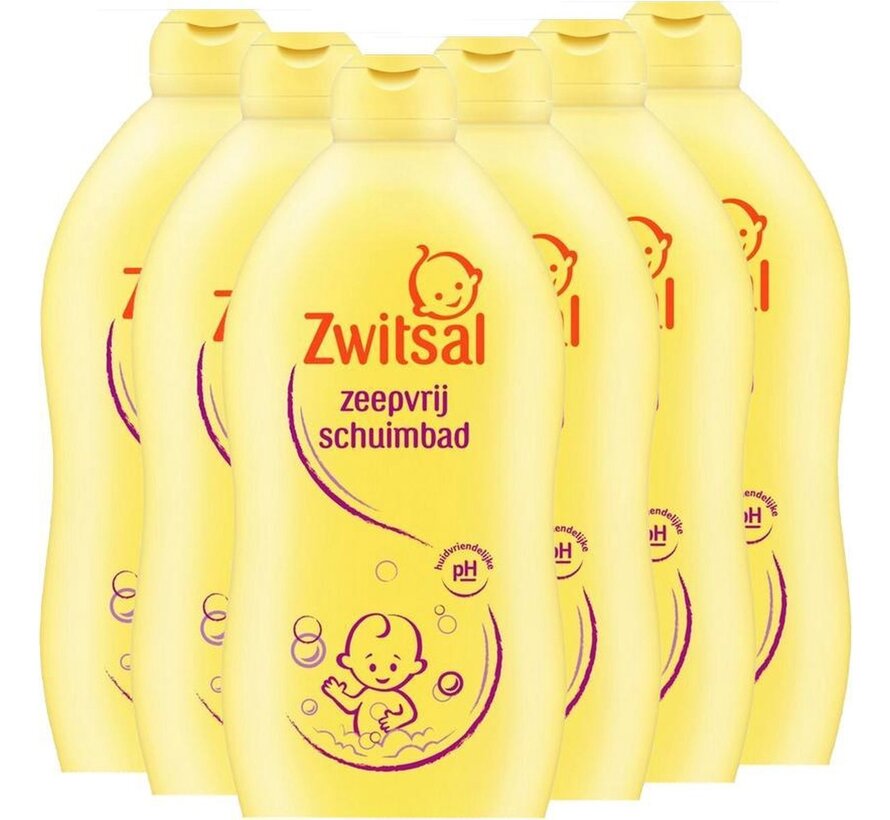 Baby Schuimbad / Badschuim Zeepvrij - 6x 700ml  - Voordeelverpakking