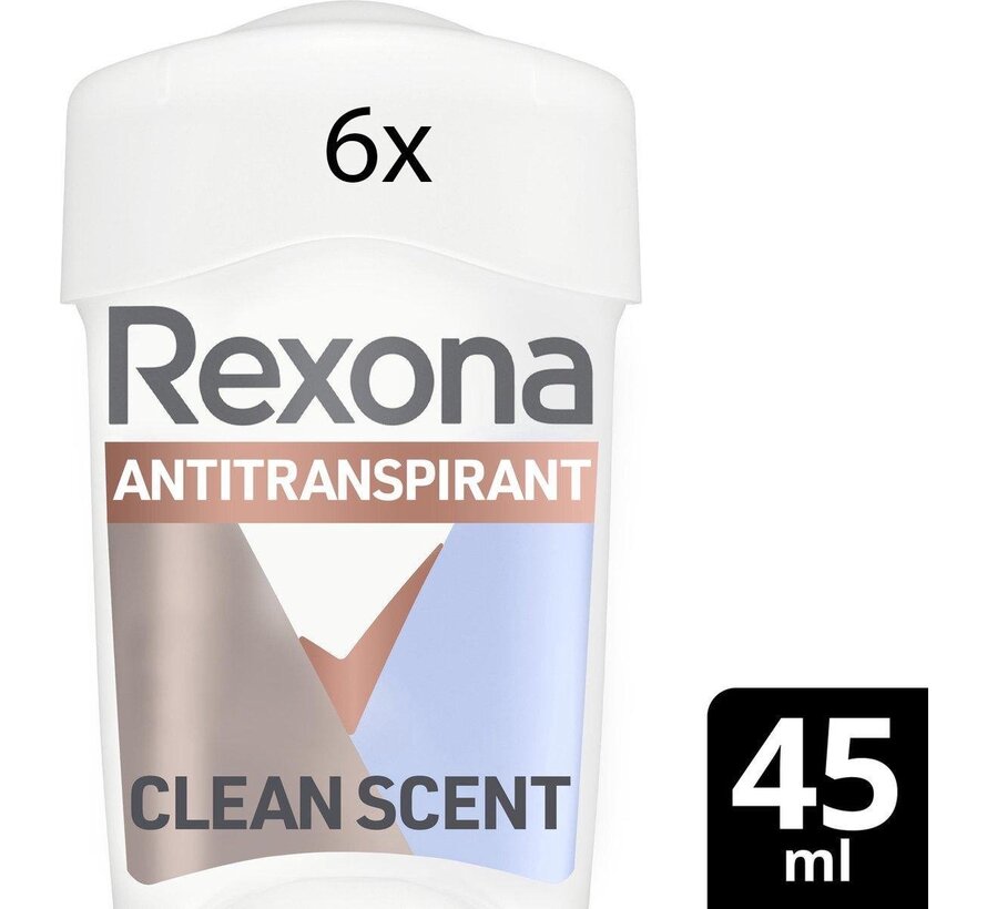 Maximum Protection Clean Scent - Deodorant Stick - Anti Transpirant - 6x 45ml - Voordeelverpakking